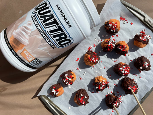 Quattro protein powder and cake pops